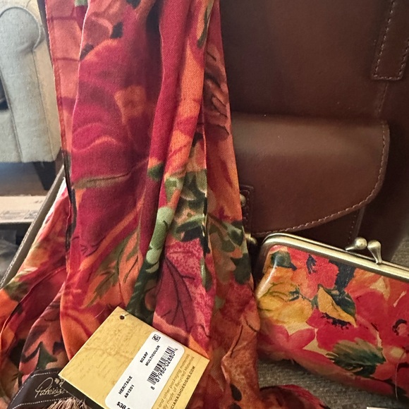 Patricia Nash Floral Scarf New Multicolor Heritage Style Sold Separately - Picture 1 of 11